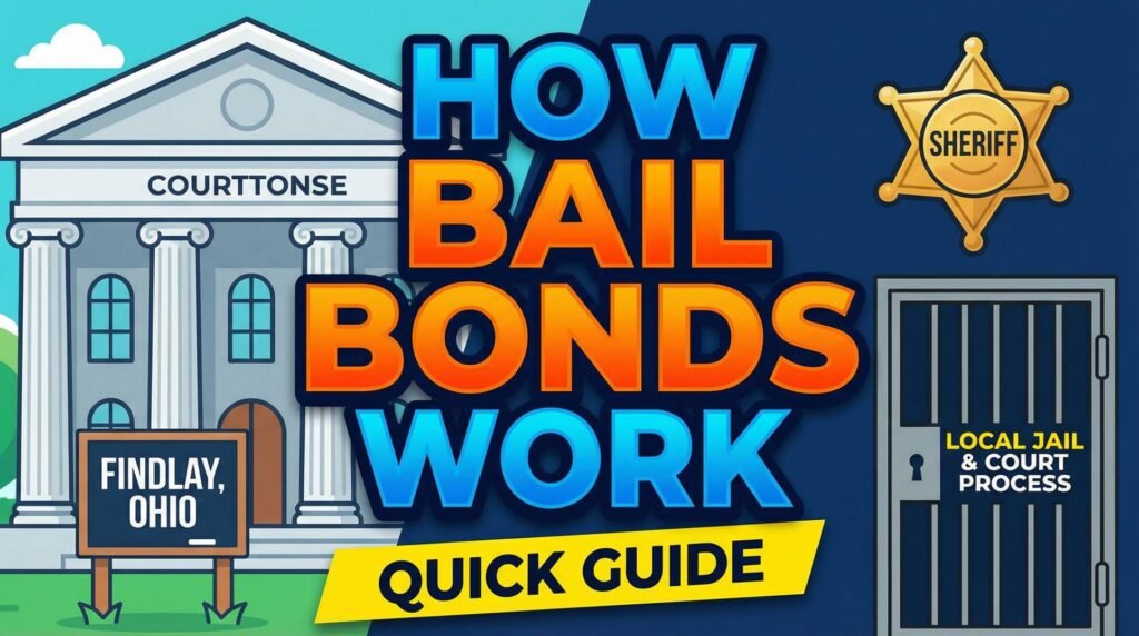How Bail Bonds Work in Findlay, Ohio – Local Jail & Court Process