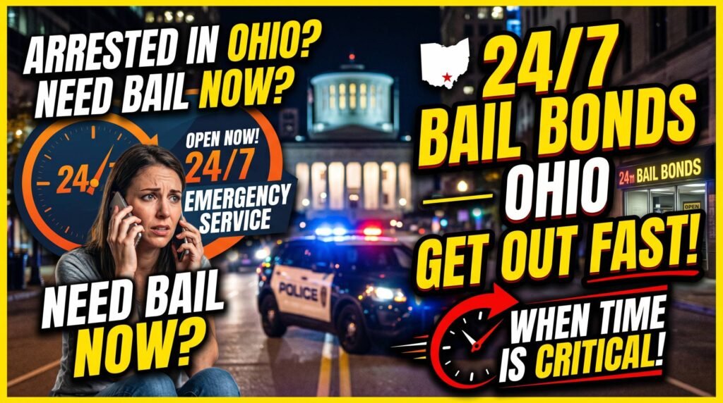 24/7 Bail Bonds in Ohio – When Time Is Critical