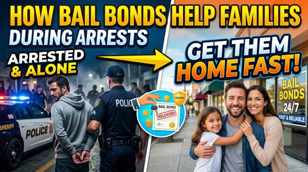 How Bail Bonds Help Families During Arrests