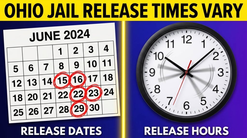How Jail Release Times Vary Across Ohio Counties