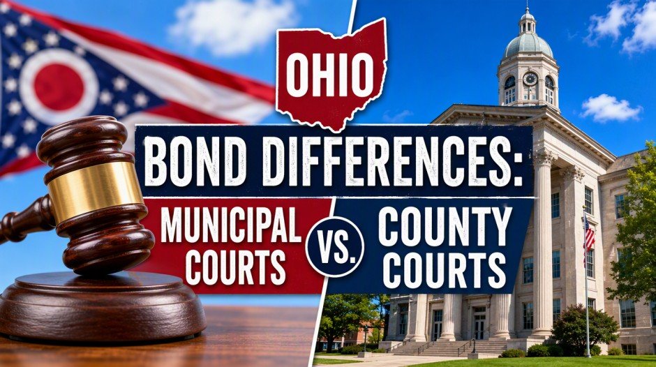 How Bond Amounts Differ Between Municipal and County Courts in Ohio