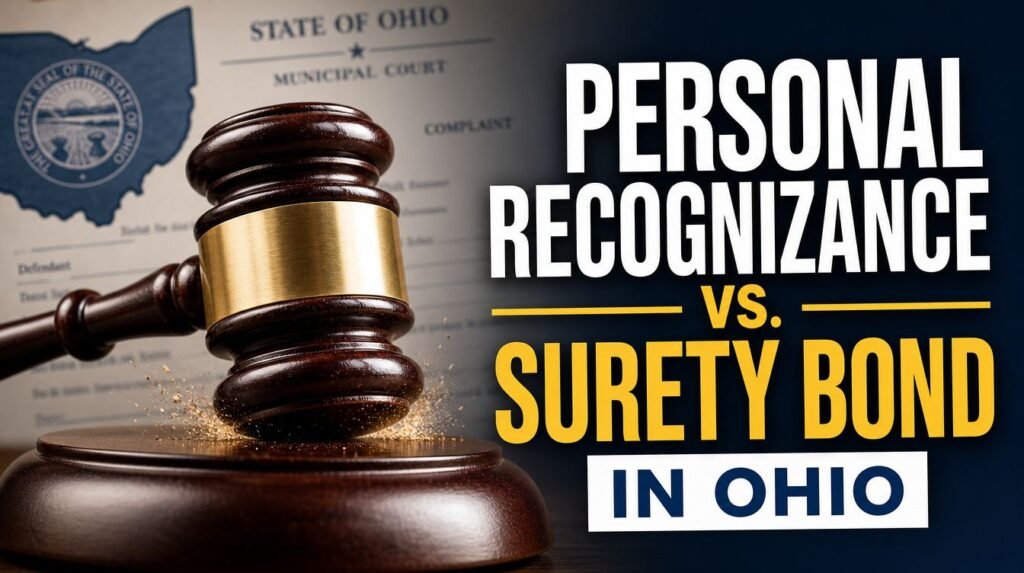Personal Recognizance vs. Surety Bond in Ohio