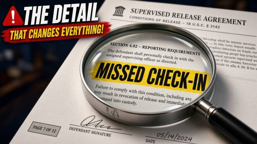 What Happens If Someone Misses a Check-In While Out on Bail