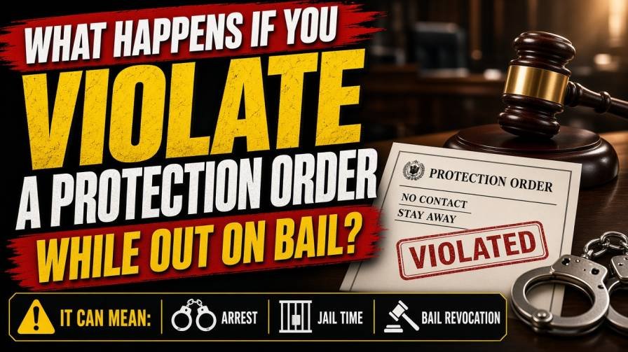 What Happens If You Violate a Protection Order While Out on Bail