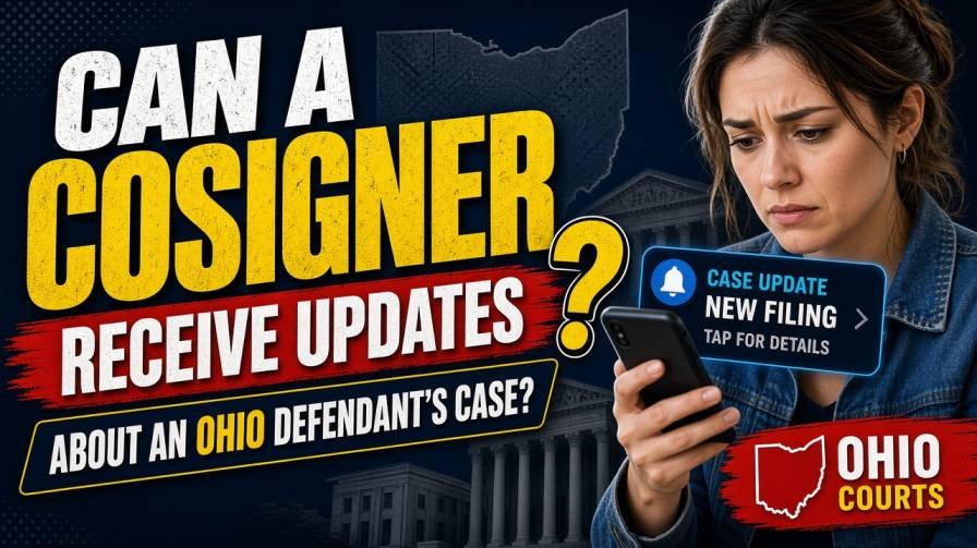 Can a Cosigner Receive Updates About an Ohio Defendant’s Case