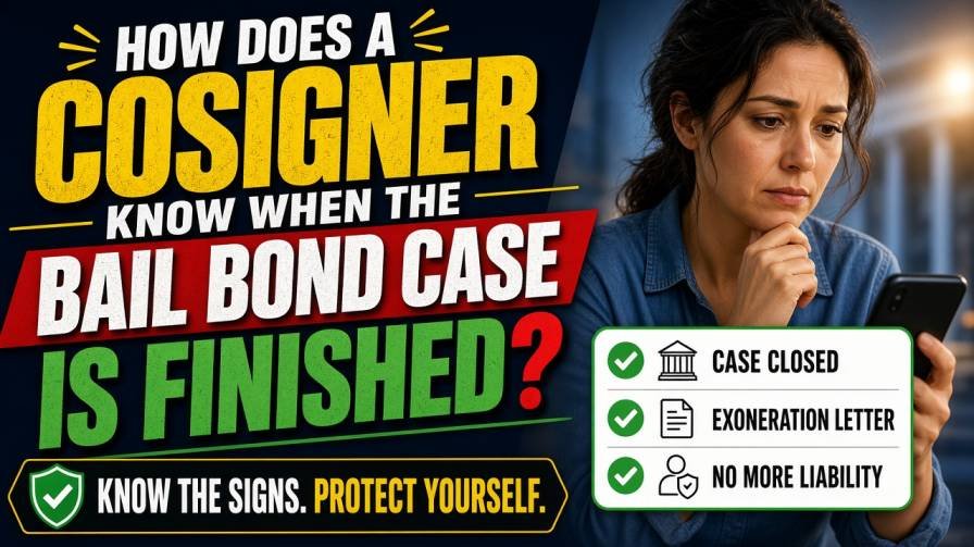How Does a Cosigner Know When the Bail Bond Case Is Finished?