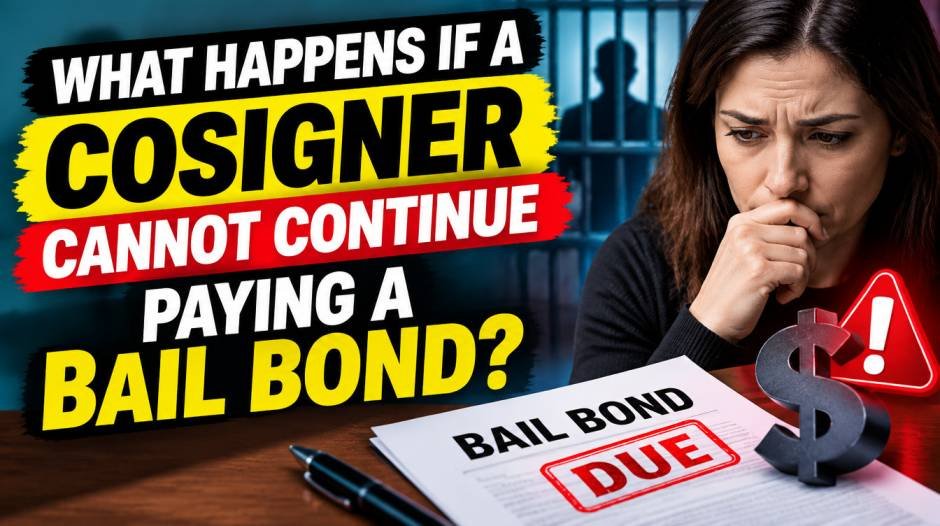 What Happens If a Cosigner Cannot Continue Paying a Bail Bond