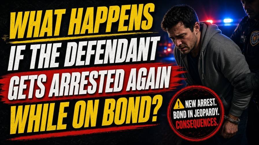 What Happens If the Defendant Gets Arrested Again While on Bond?