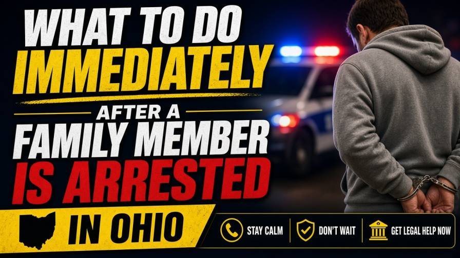 What to Do Immediately After a Family Member Is Arrested in Ohio